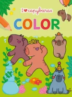 I love Capybaras Color kleurblok / I love capybaras Color bloc de coloriage | 9789044770834