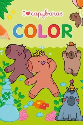 I love Capybaras Color kleurblok / I love capybaras Color bloc de coloriage