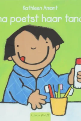 Anna poetst haar tanden
