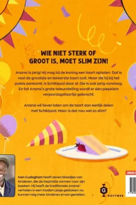 Alternative view of Anansi de spin en de verjaardagstaart