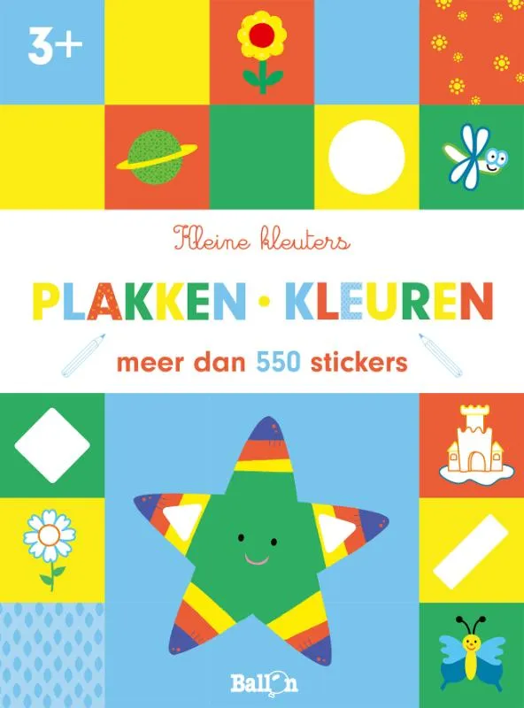 Plakken en kleuren 3+ | 9789403223971 Plakken en kleuren 3+