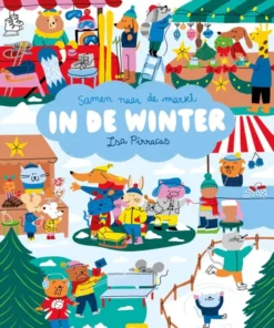 Samen naar de markt in de winter