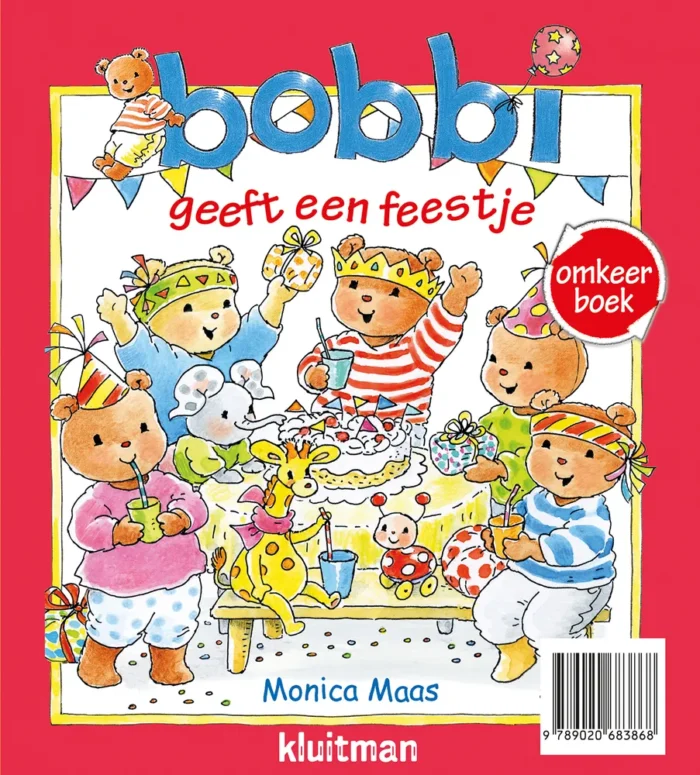 Omkeerboek. Gefeliciteerd, lieve Bobbi/Bobbi geeft een feestje - Afbeelding 2