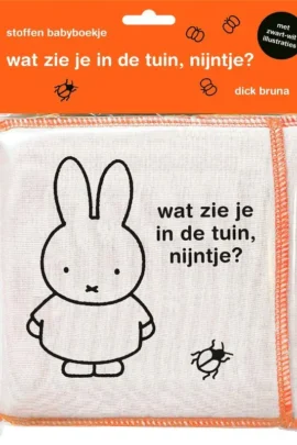 stoffen babyboekje, wat zie je in de tuin, nijntje?