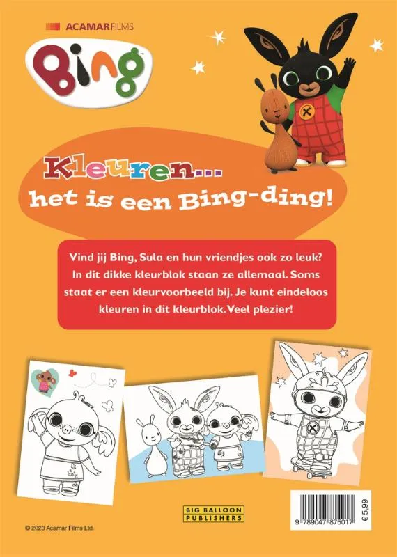 Kleuren met Bing en Flop | 9789047875017 Kleuren met Bing en Flop - Afbeelding 2