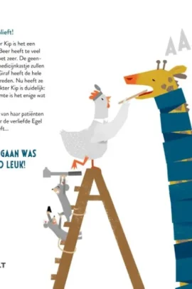 Alternative view of Komt een giraf bij de dokter