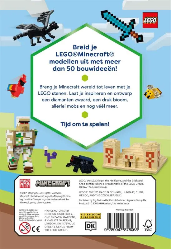 LEGO Minecraft ideeën | 9789047878063 LEGO Minecraft ideeën - Afbeelding 2