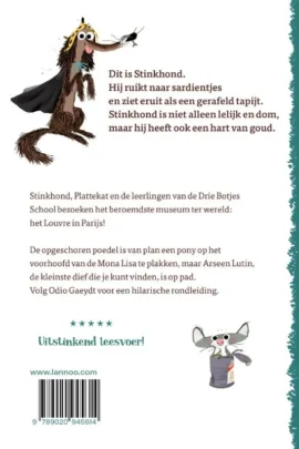 Alternative view of Stinkhond in het museum