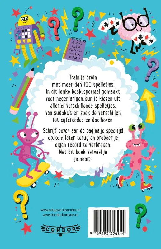 Braingames voor 9-jarigen | 9789493356214 Braingames voor 9-jarigen - Afbeelding 2