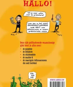 Het waanzinnige boek over de billosaurus en andere prehistorische wezens | 9789401428606 Het waanzinnige boek over de billosaurus en andere prehistorische wezens | 9789401428606
