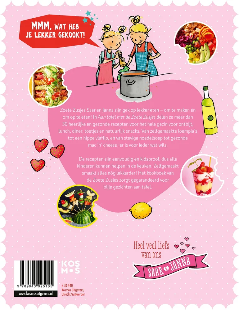 Aan tafel met de Zoete Zusjes | 9789043925105 Aan tafel met de Zoete Zusjes - Afbeelding 2