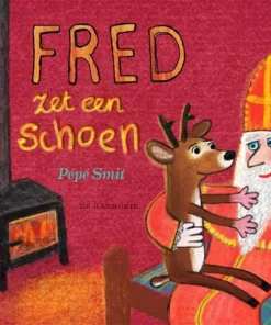 Fred zet een schoen
