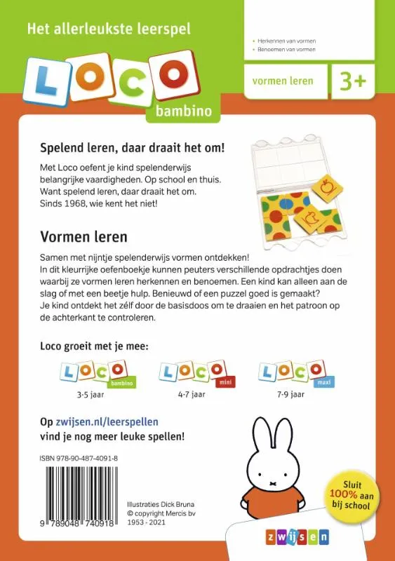 nijntje ik leer vormen | 9789048740918 nijntje ik leer vormen - Afbeelding 2