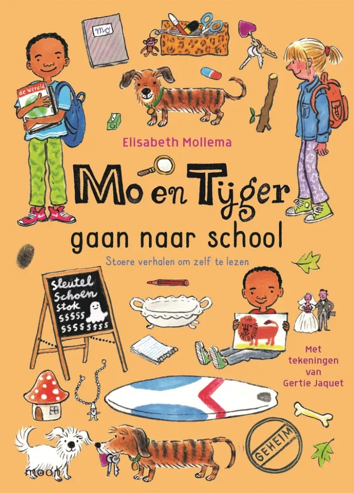 Mo en Tijger gaan naar school