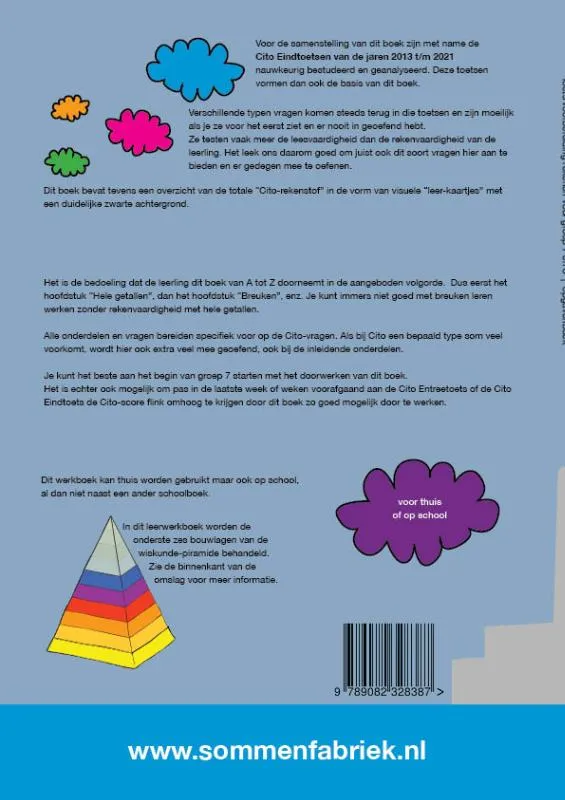 Toets voorbereiding rekenen groep 7 & 8 Opgavenboek | 9789082328387 Toets voorbereiding rekenen groep 7 & 8 Opgavenboek - Afbeelding 2