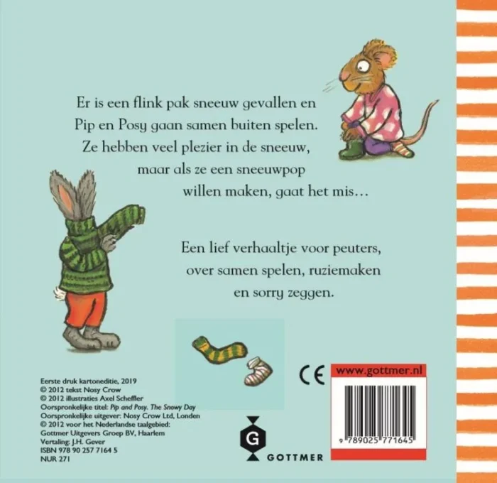 Pip en Posy in de sneeuw - Afbeelding 2