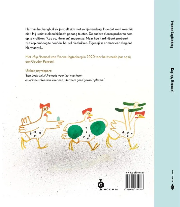 Kop op, Herman! | 9789025774707 Kop op, Herman! - Afbeelding 2