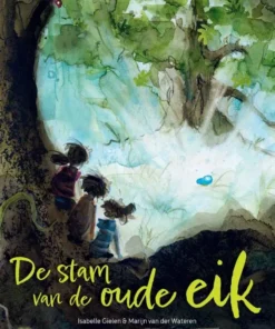 De stam van de oude eik