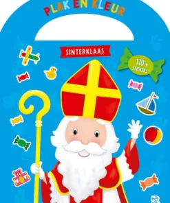 Plakken en kleuren Sinterklaas