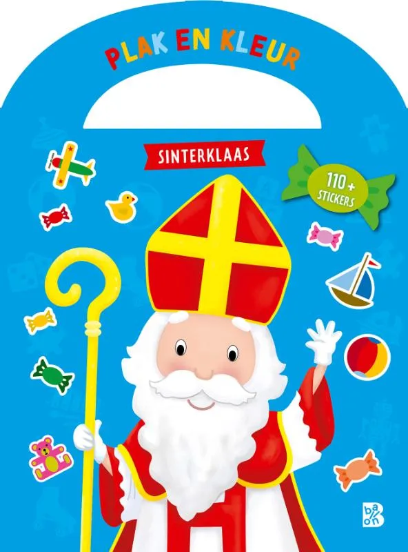 Plakken en kleuren Sinterklaas | 9789403224152 Plakken en kleuren Sinterklaas