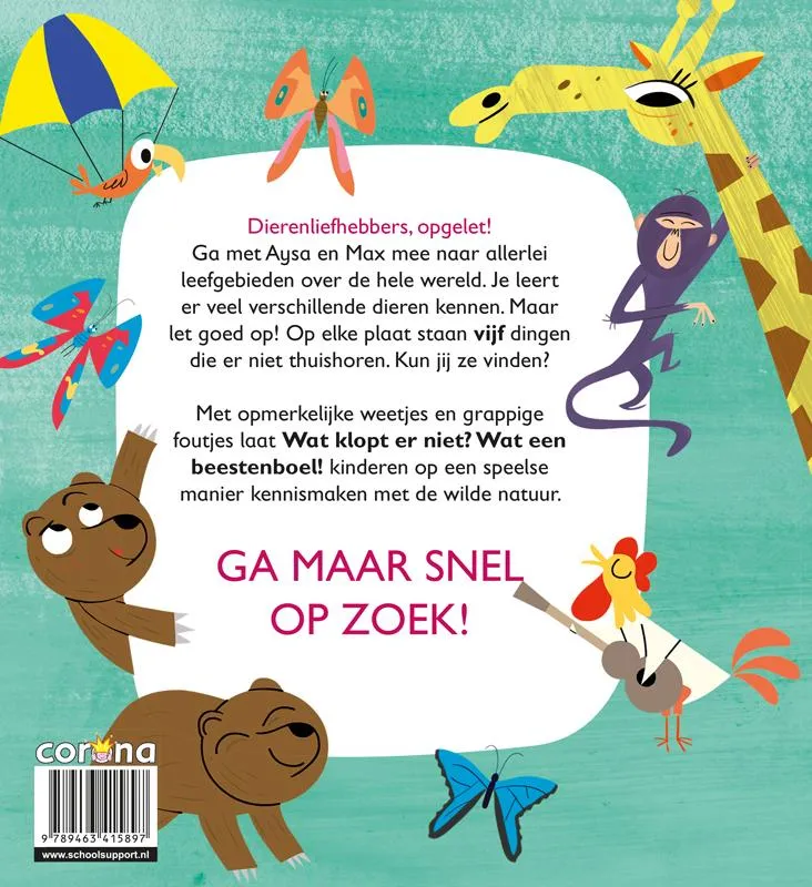 Wat een beestenboel! | 9789463415897 Wat een beestenboel! - Afbeelding 2