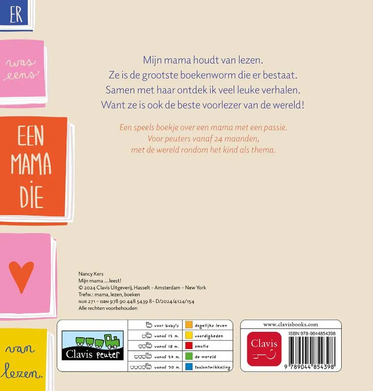Mijn mama ... leest! | 9789044854398 Mijn mama ... leest! - Afbeelding 2