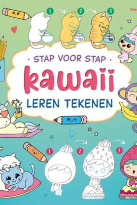 Stap voor stap kawaii leren tekenen
