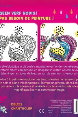 Magic Color schilderen met water / Peinture Magique à l'eau | 9789044755473