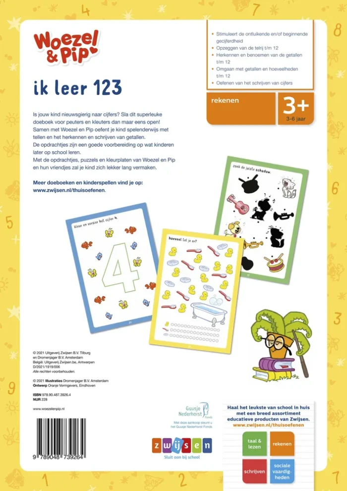 Woezel & Pip ik leer 123 - Afbeelding 2