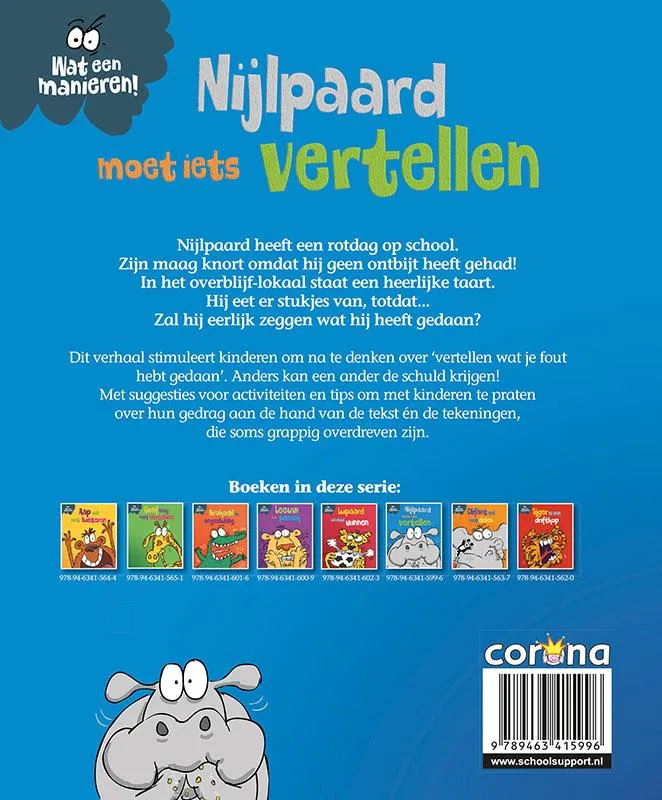 Nijlpaard moet iets vertellen | 9789463415996 Nijlpaard moet iets vertellen - Afbeelding 2