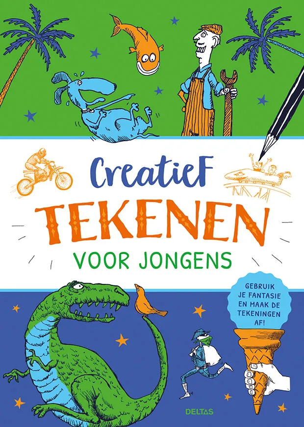 Creatief tekenen voor jongens | 9789044759686 Creatief tekenen voor jongens