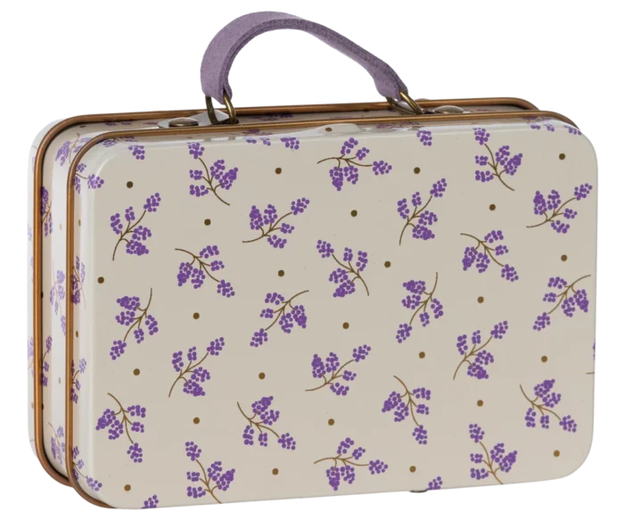 Koffertje klein madeleine, lavendel / Small suitcase, Madelaine - lavender | 5707304126324