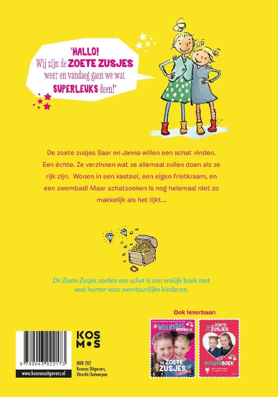 De Zoete Zusjes zoeken een schat | 9789043922173 De Zoete Zusjes zoeken een schat - Afbeelding 2