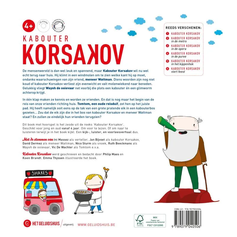 Kabouter Korsakov viert feest! | 9789079040506 Kabouter Korsakov viert feest! - Afbeelding 2