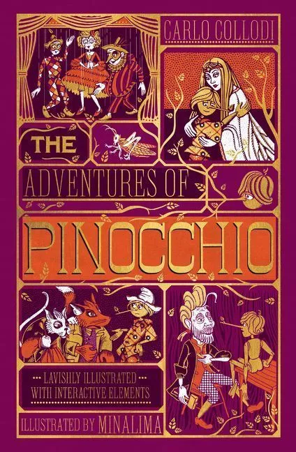 The Adventures of Pinocchio - (Ilustrated with Interactive Elements) | 9780062905277 The Adventures of Pinocchio - (Ilustrated with Interactive Elements)