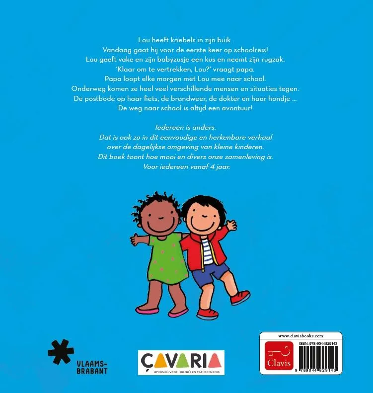 Lou op weg naar school | 9789044829143 Lou op weg naar school - Afbeelding 2