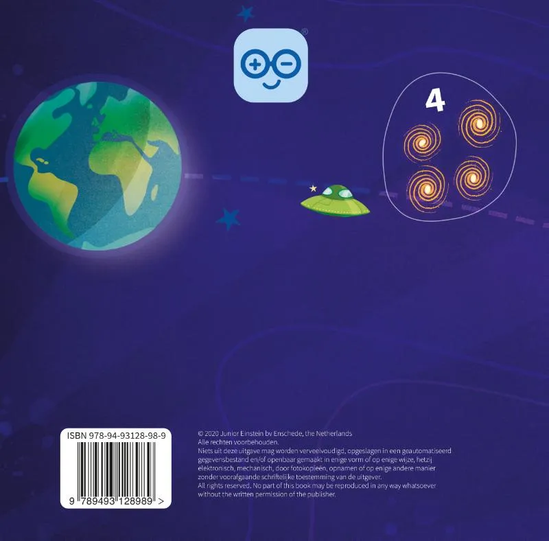 Het grote Junior Einstein rekenboek voor kleuters | 9789493128989 Het grote Junior Einstein rekenboek voor kleuters - Afbeelding 2