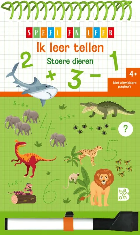 Ik leer tellen Stoere dieren | 9789403241685 Ik leer tellen Stoere dieren