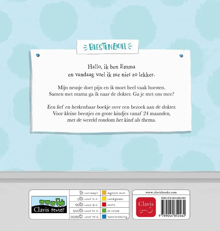 Emma bij de dokter | 9789044852462 Emma bij de dokter - Afbeelding 2