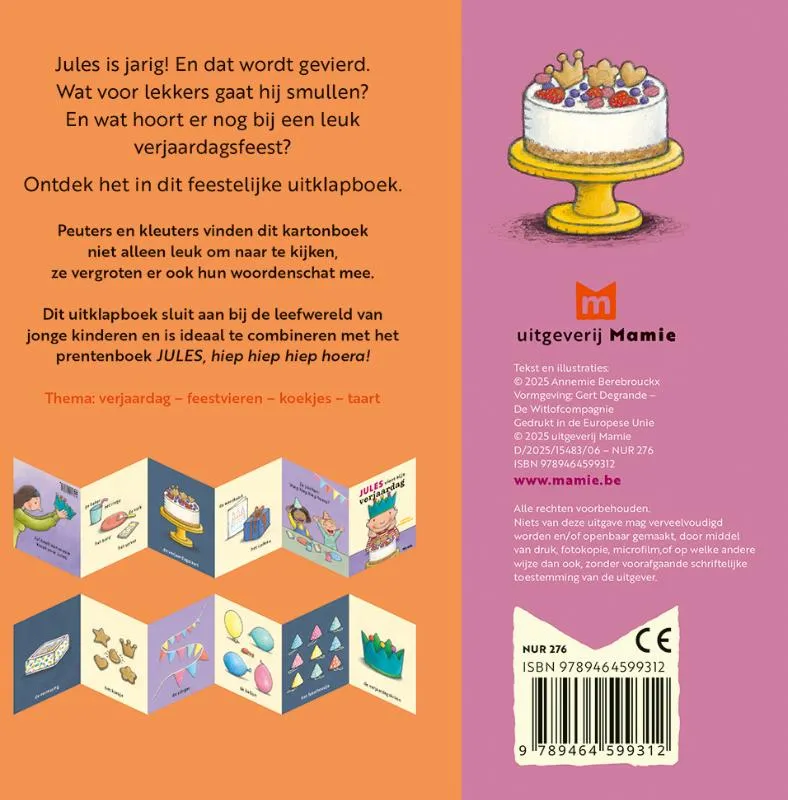 Jules viert zijn verjaardag | 9789464599312 Jules viert zijn verjaardag - Afbeelding 2