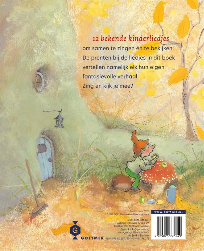 Op een grote paddenstoel | 9789025776749 Op een grote paddenstoel - Afbeelding 2