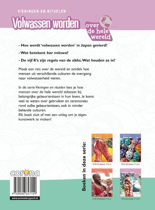 Volwassen worden over de hele wereld | 9789086647149 Volwassen worden over de hele wereld - Afbeelding 2