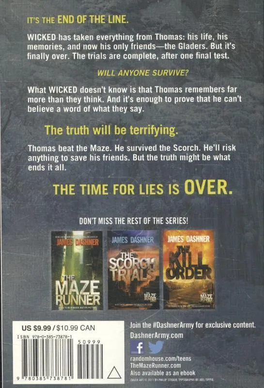 The Maze Runner 3. The Death Cure | 9780385738781 The Maze Runner 3. The Death Cure - Afbeelding 2