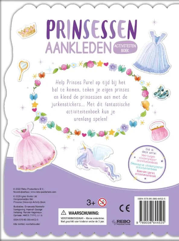 Prinsessen aankleden stickerplezier - Boordevol puffy stickers, bouw je eigen prinsessenkoets | 9789036644525 Prinsessen aankleden stickerplezier - Boordevol puffy stickers, bouw je eigen prinsessenkoets - Afbeelding 2