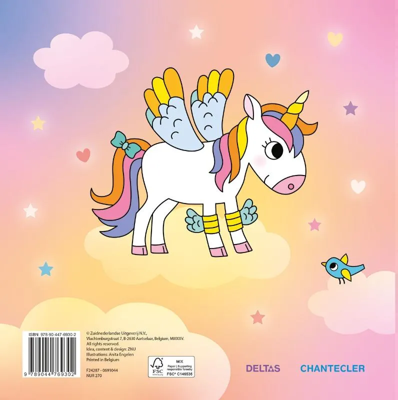 Unicorn Color Fun | 9789044769302 Unicorn Color Fun - Afbeelding 2