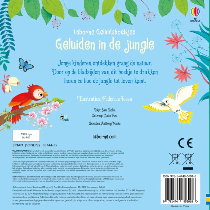 Geluidsboekje – Geluiden in de jungle - Afbeelding 2