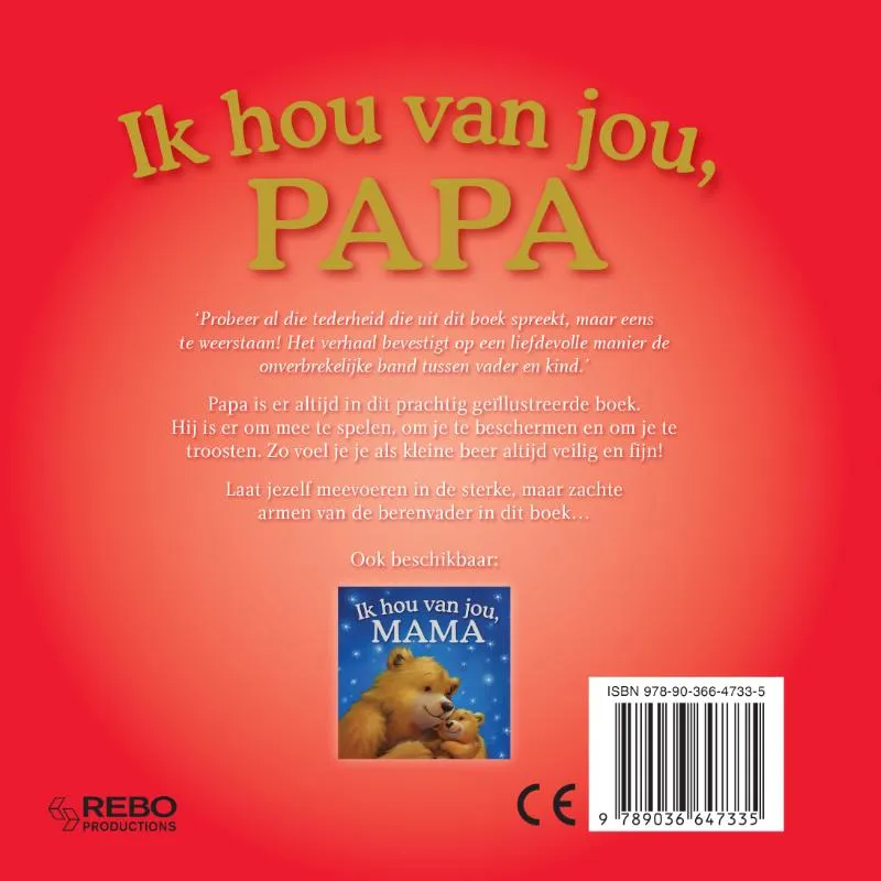 Ik hou van jou, papa | 9789036647335 Ik hou van jou, papa - Afbeelding 2