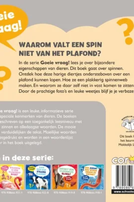 Alternative view of Waarom valt een spin niet van het plafond?