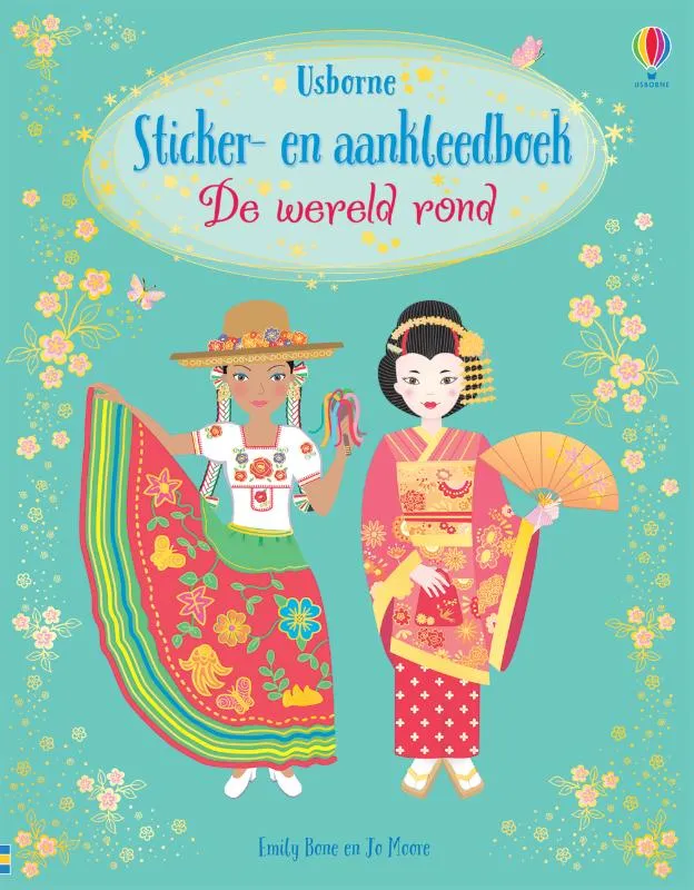 De wereld rond - Sticker- en aankleedboek | 9781474978927 De wereld rond - Sticker- en aankleedboek