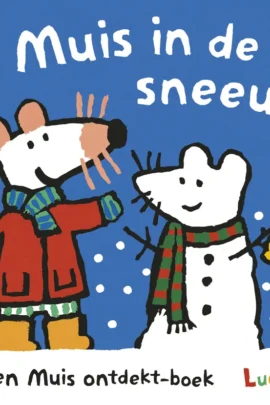 Muis in de sneeuw